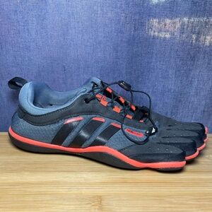 Adidas Adipure V20562 Men’s Barefoot Toe Trainer Shoes Sz 8 Grey Black Orange